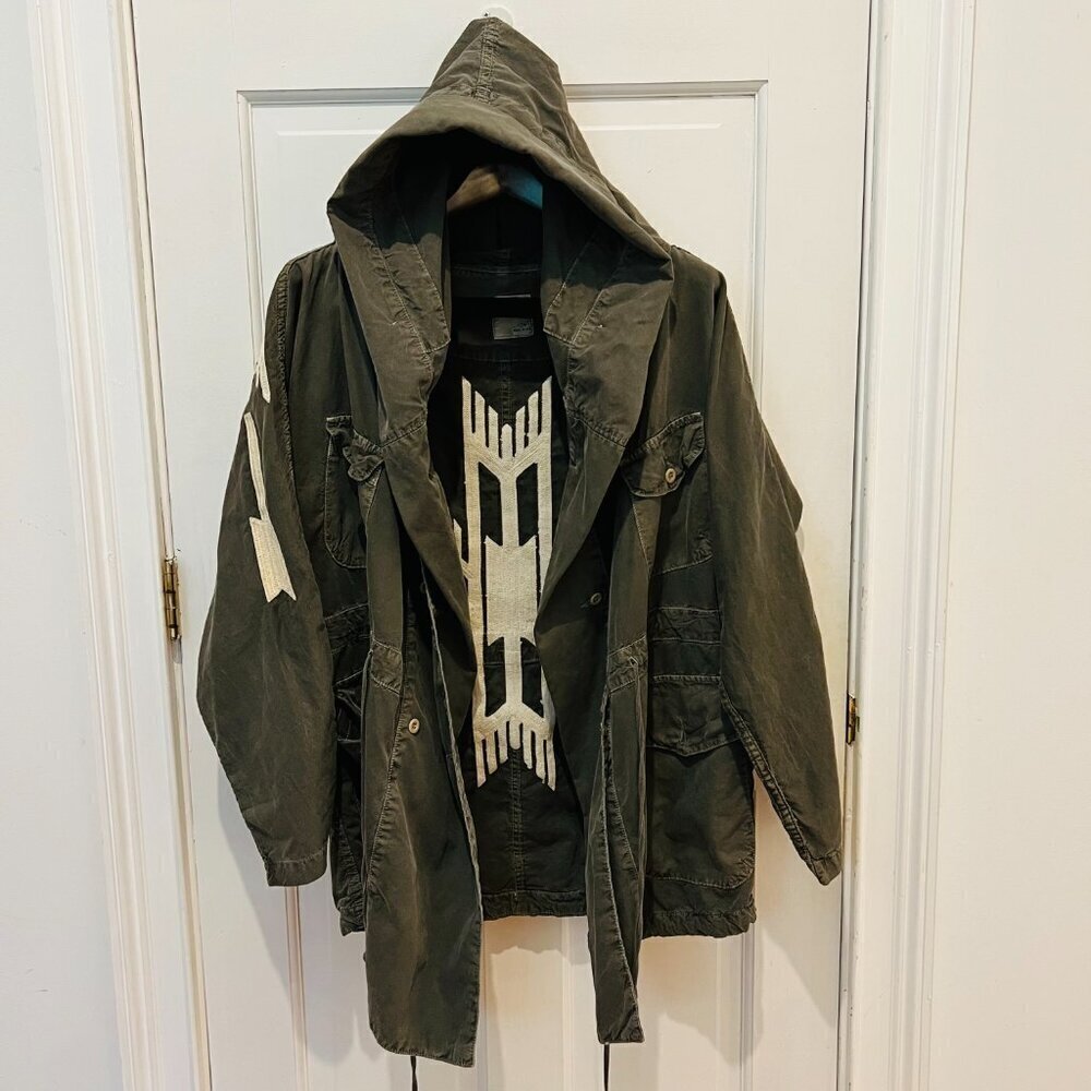 Bliss & Mischief x NSF Embroidered Aztec Navajo Chimayo East At Dawn Jacket